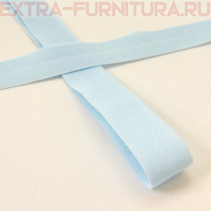 Резинка окантовочная 15мм цв.183 голубой, матовая арт.ROM15183 уп. 50м 