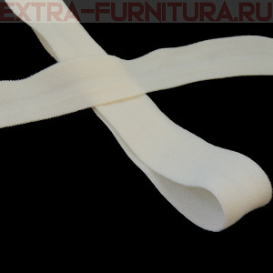 Резинка окантовочная 15мм цв.103 молочный, матовая арт.ROM15103 уп. 50м 