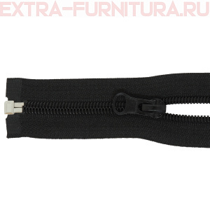 Молния Спираль разъемная дл. 40см, Т5, цв. черный LOGO