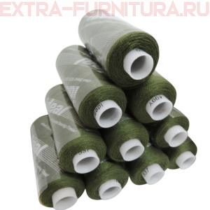 Нитки IDEAL бытовые 40/2 366м, цв.537 хаки (уп.10шт)