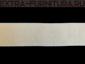 Резинка вязаная, 20мм (+/-2мм), цв.белый (уп.-25м*20 уп)