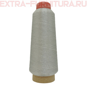 нитки металлизированные цв. серебро 3500 м