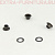 Люверсы 4 мм, (7,2*3 mm, h=3,6m.), оксид (уп.1000шт) М