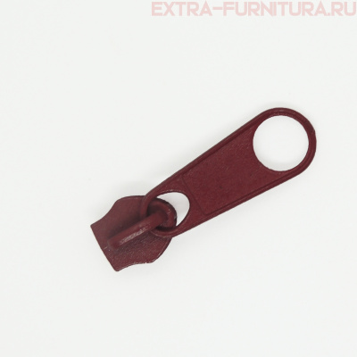 Бегунок к рулонной молнии тип 5, цв.178 бордо