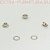 Люверсы 5 мм, (8,4*4 mm, h=3,7 mm.), никель (уп.1000шт) M