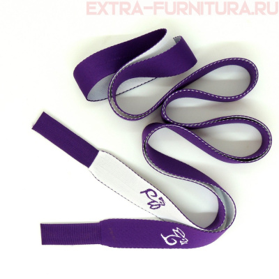 Шнурки плоские 130см, шир.19мм, Кролик, цв.фиолетовый