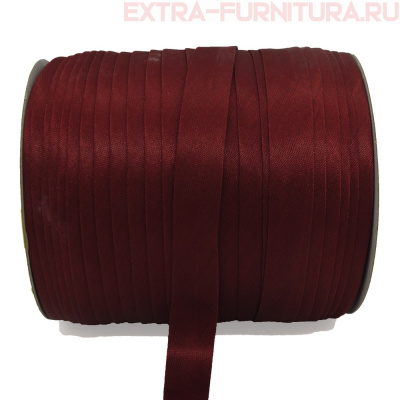 Косая бейка 15мм 132м цв.178 темно-бордовый А