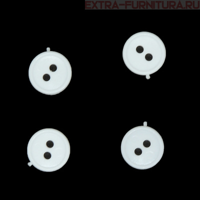 Пуговицы 11/2 белые, упаковка 1000 шт.