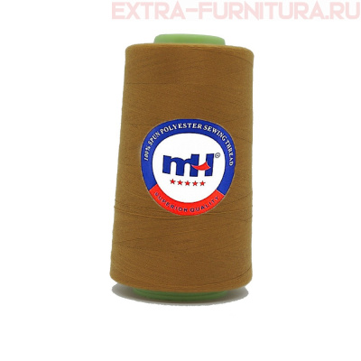 Нитки МН 40/2 п/э  5000 ярдов №438 коричневый *