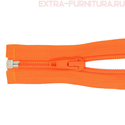Молния Спираль разъемная Т5, дл. 75см, цв.02 неон-оранжевый