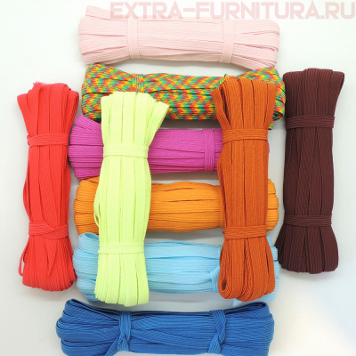 Резинка-вздержка 10 мм, ассорти (уп.-10 роликов*10м)