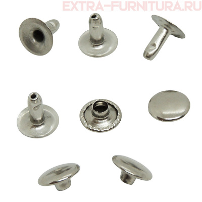 Хольнитены 6*6, цв. никель, уп.2000шт