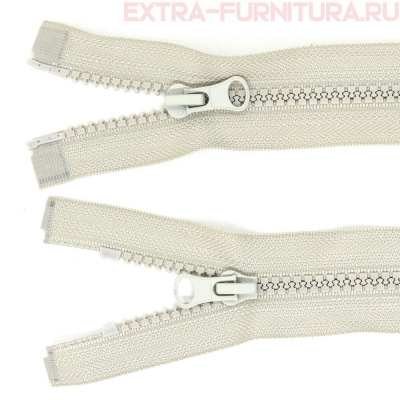 Молния Трактор Т5 2 замка 85см, цв. 310 серый светлый, LOGO