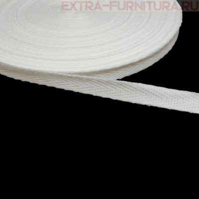 Лента киперная п/э 10мм, отбеленная, уп.50м, 18уп./180уп. (пл.1,6 г/м)