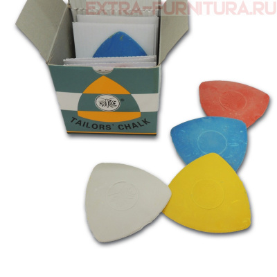 Мел портновский арт.ТВ-АТ-02#(0334-6003) треугольный, цв. ассорти, уп.10шт