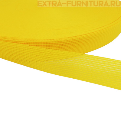 Лента окантовочная 23 мм цв.желтый 6, уп.100м (пл.3,6+/-0,2 гр/м)