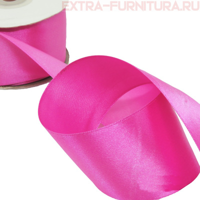 Лента атласная 50 мм цв.168 ярко-сиреневый рул.27,42м