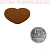 Лейбл пришивной арт. 107 HADE MADE BY LOVE сердце