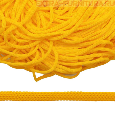 Шнур  ПП 5мм, цв.115 желтый, уп.100м, пл.4,6 гр/м, арт.В501