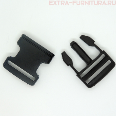 Фастекс 40 мм, арт.93290-40, цв.черный (полиамид) (уп.100шт.) кл.А 